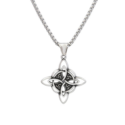 Viking Celtic Knot Pendant Titanium Steel Necklace