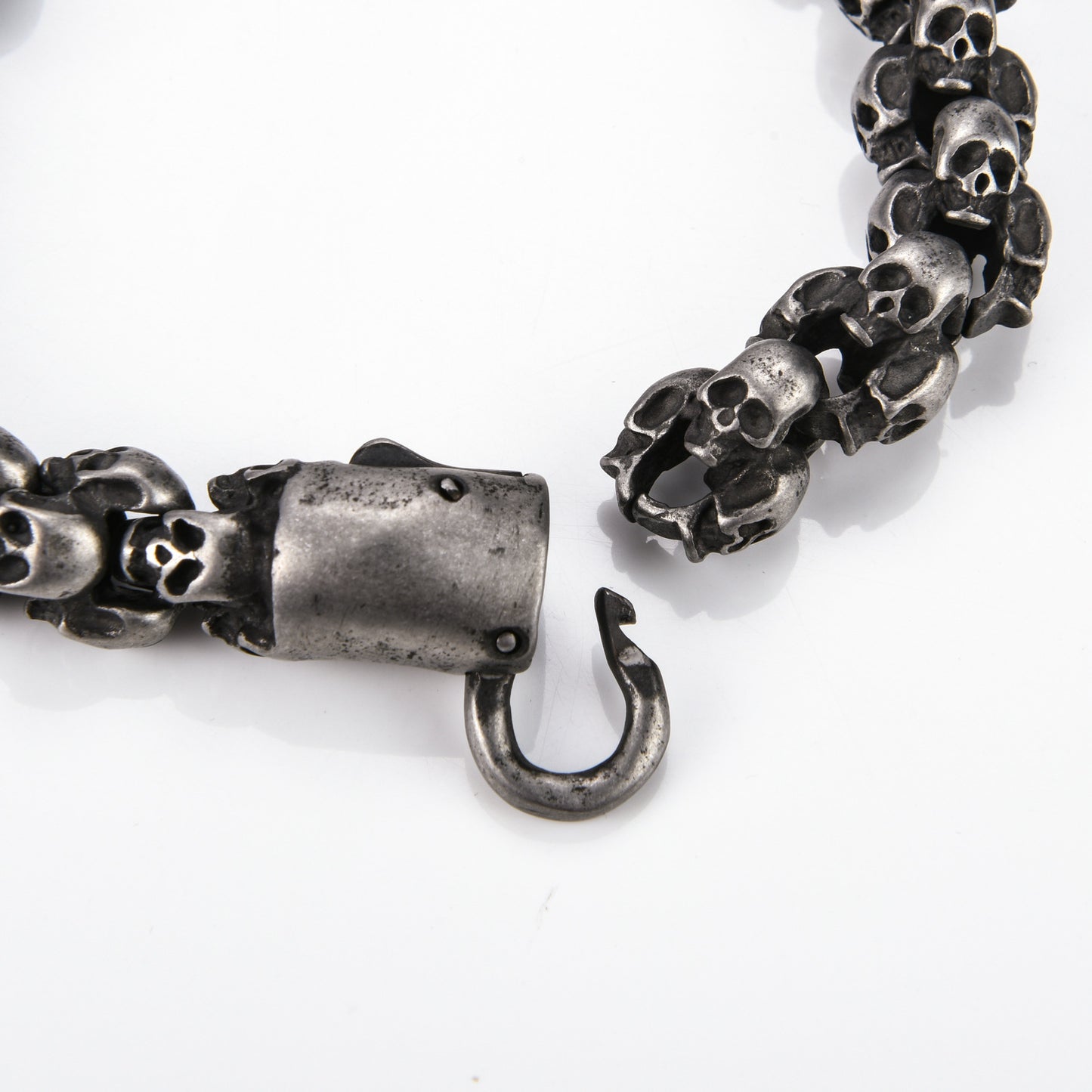 Halloween Vintage Titanium Steel Skull Bracelet