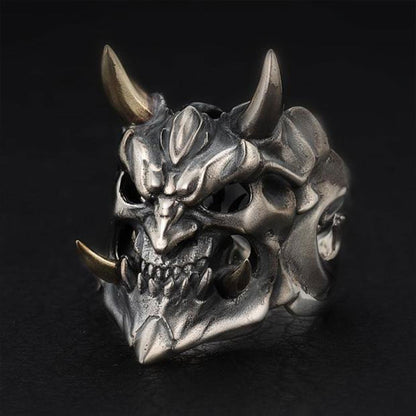 King of Ghost 3D Skull Adjustable Ring