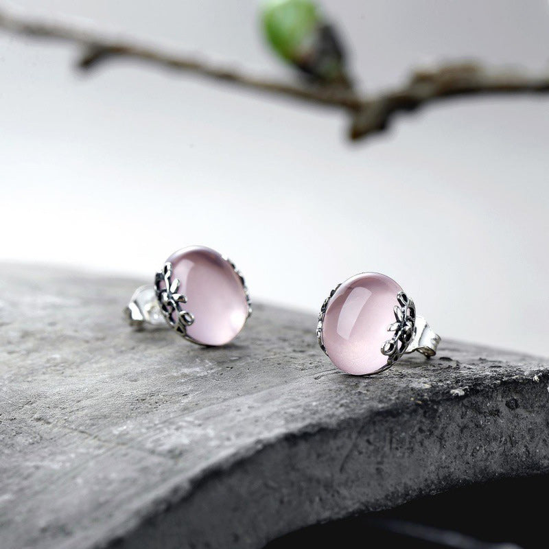 Pink Crystal Warmth Earrings