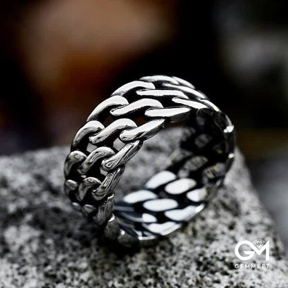 Men's Punk Rock Chain Ring