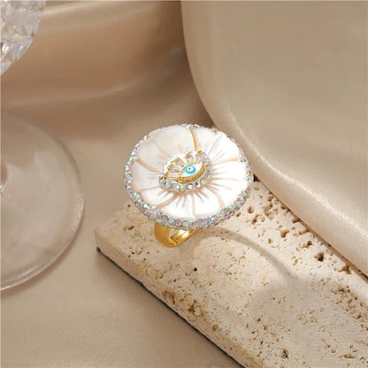 Elegant Baroque Natural Pearl Ring