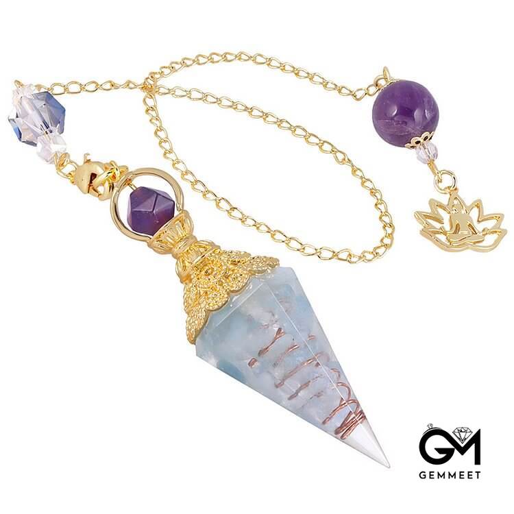 Variety Crystal Stone Pendulum