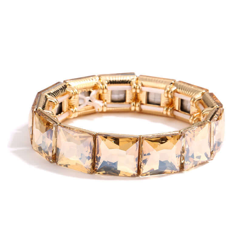 Women's Cubic Rhinestone Stretchy Bracelet