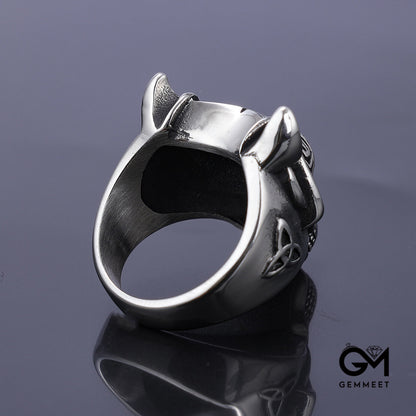 Personality Retro Overbearing Direwolf Ring