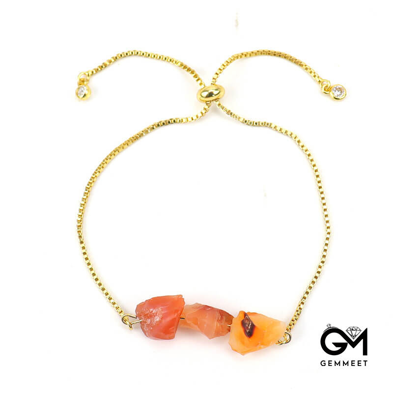 Crystal Push-pull Gold Adjustable Bracelet