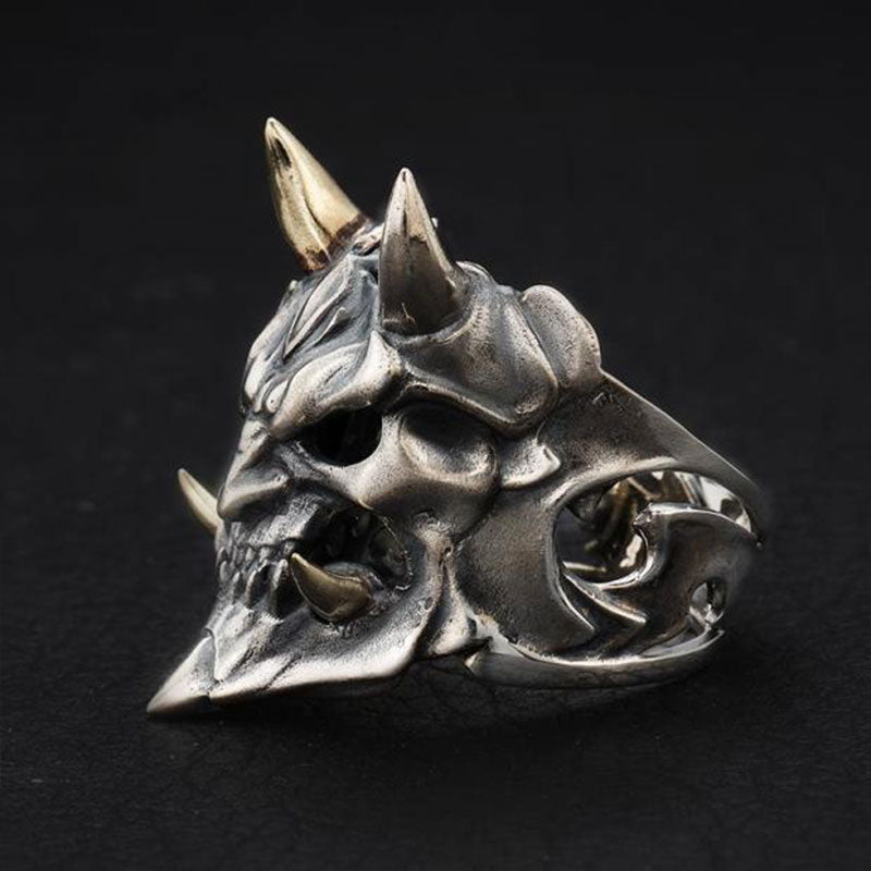 King of Ghost 3D Skull Adjustable Ring