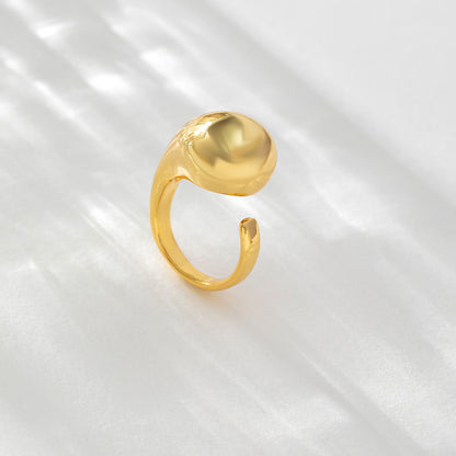 Premium Drop-open Smooth Ring