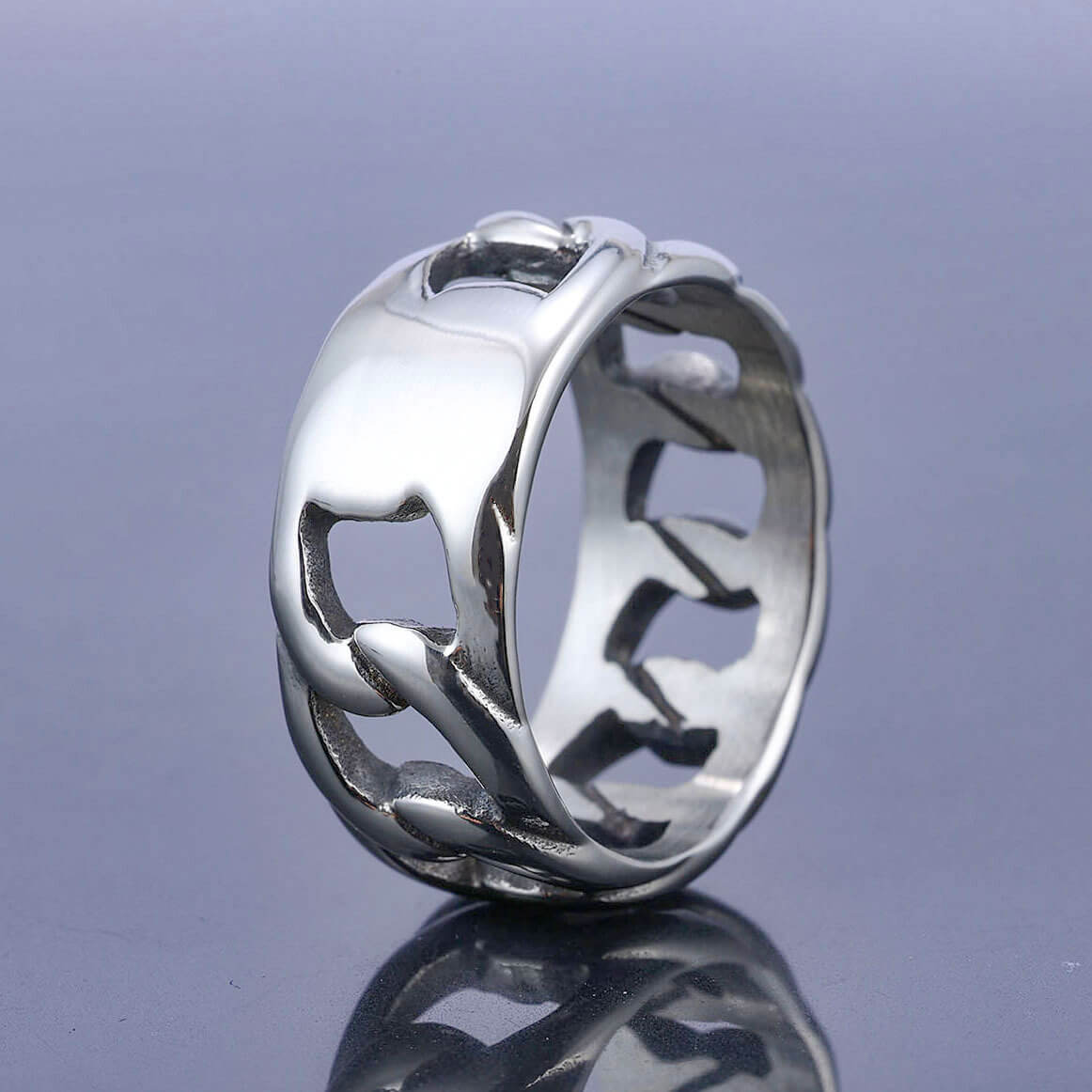 Stainless Steel Ring for Men and Women Locomotives