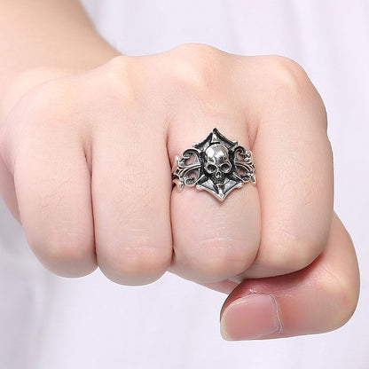 Ghost Pirate Hollow Adjustable Ring