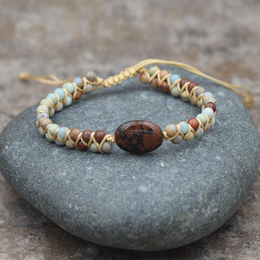 Double Woven String Yoga Bracelet