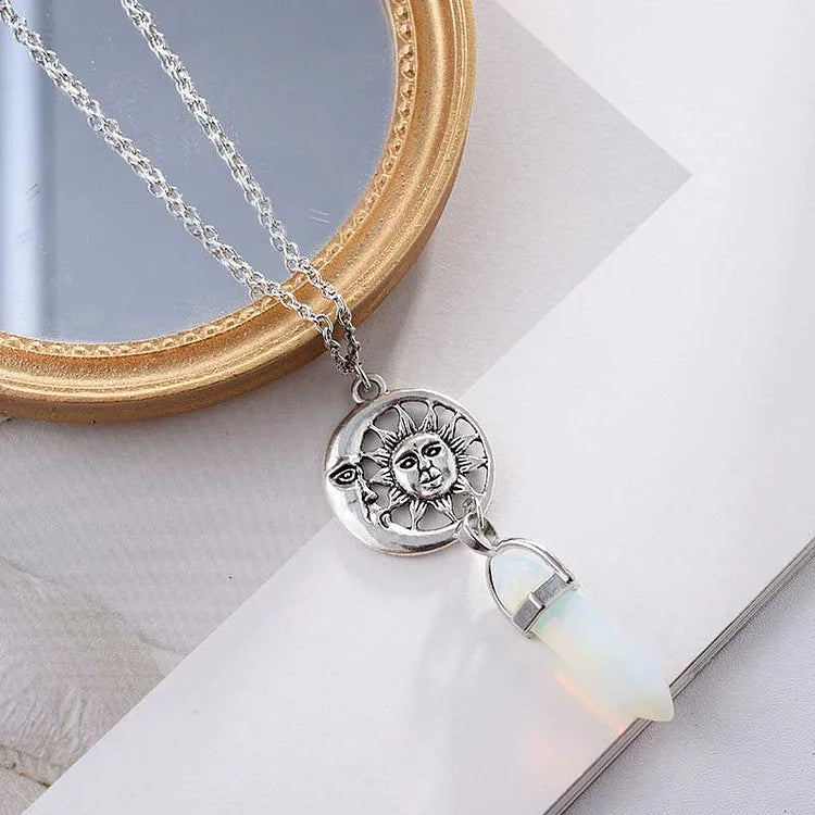 Natural Crystal Stone Necklace