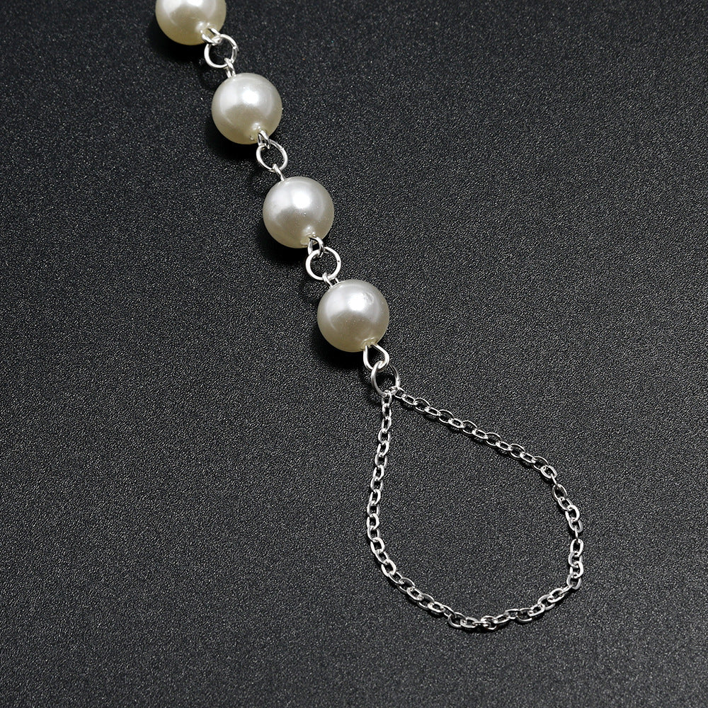 Bohemia Beach Organic Pearl Chain Anklet