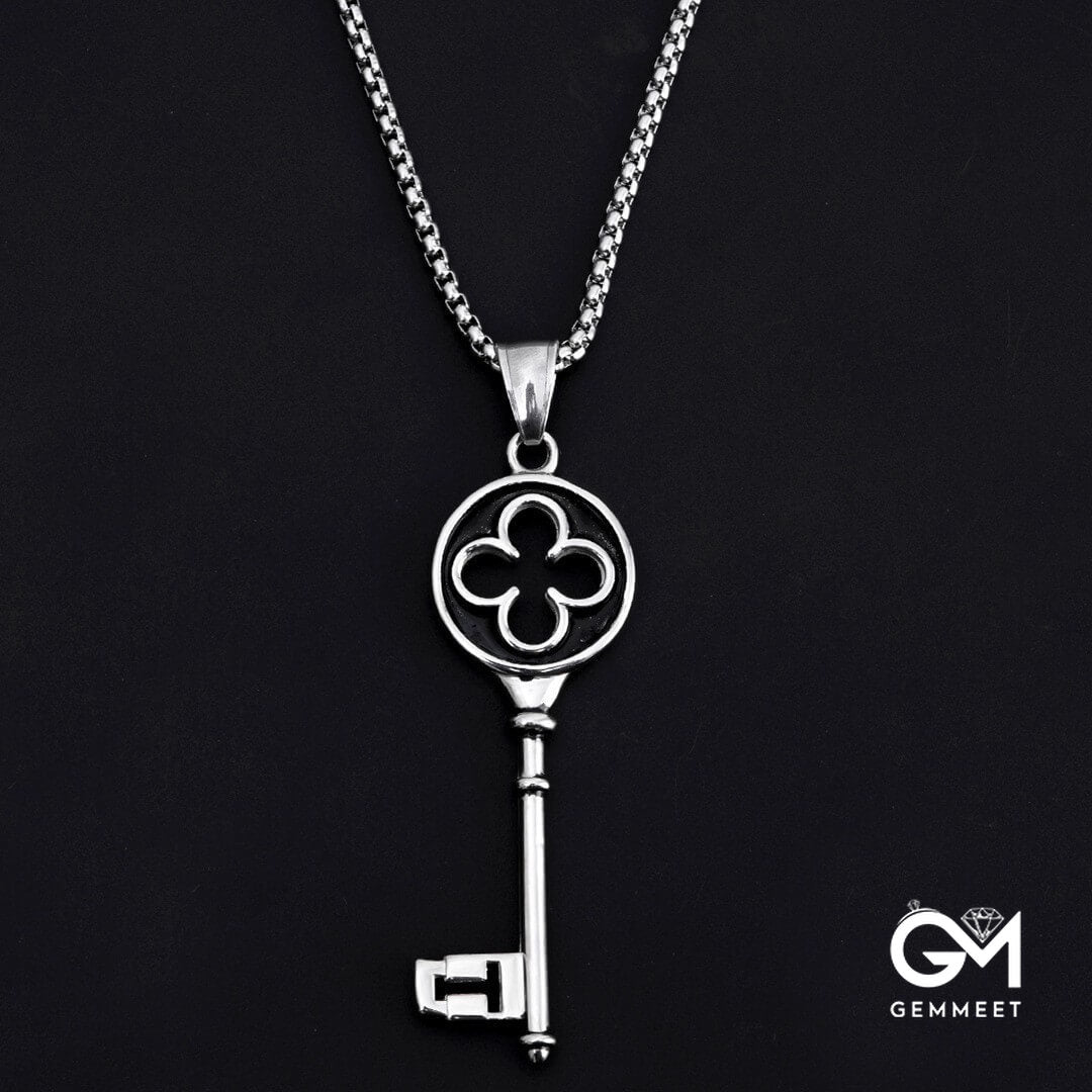 Stainless Steel Key Necklace