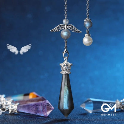 Crystal Wing Spirit Pendant