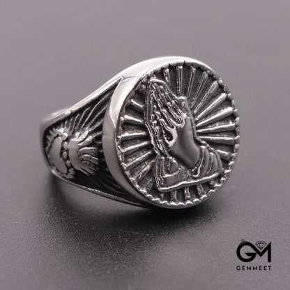 The Virgin Mary's Praying Hand Ring