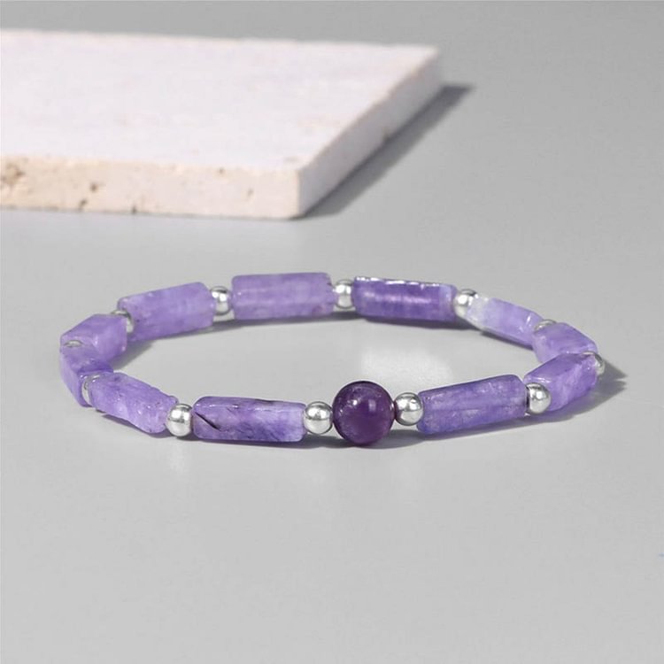 Natural Amethyst Body-purify Slimming Bracelet