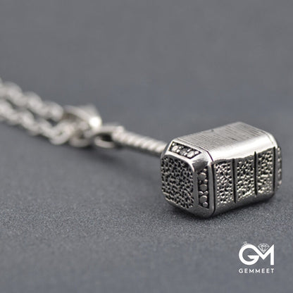 Titanium Steel Necklace Thor's Hammer Necklace