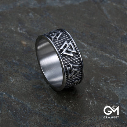 Simple Virgin Titanium Steel Ring