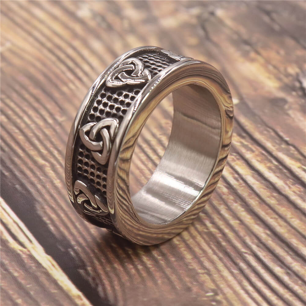 Stainless Steel Concentric Knot Ring