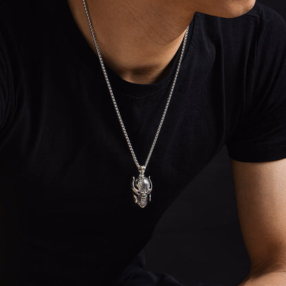 Cool Raging Hell Devil Skull Pendant