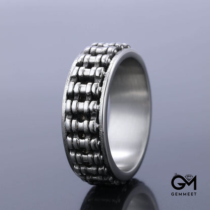 Titanium Steel Niche Premium Cross Ring