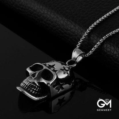 Cool Star Skull Necklace