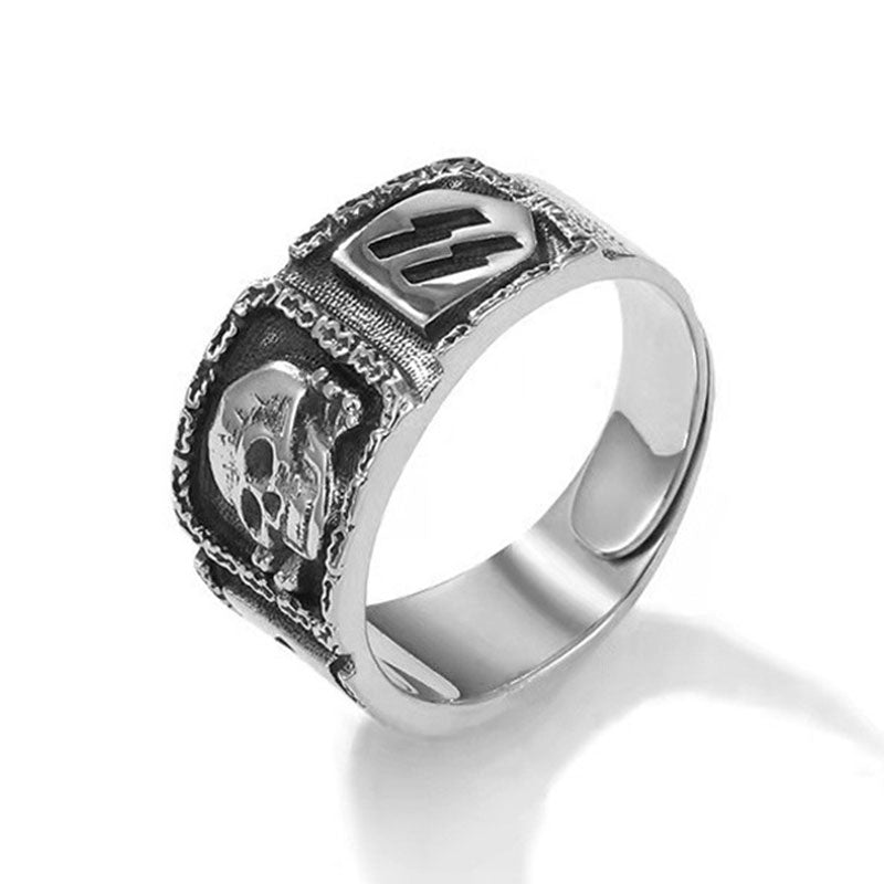 Cool Skull Totem Adjustable Band Ring