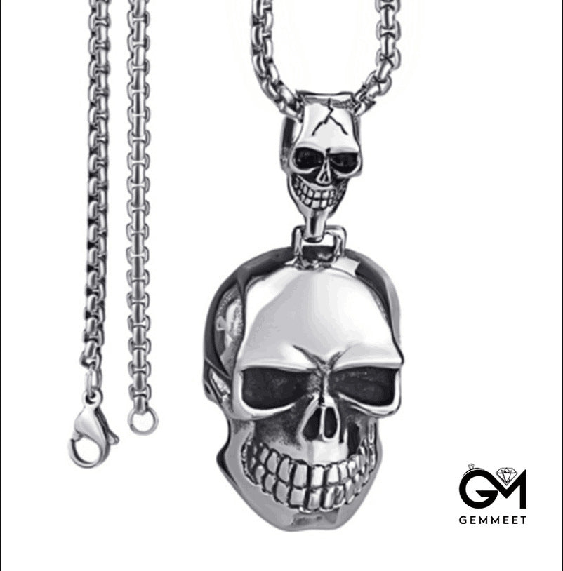 Vintage Simple Skull Necklace