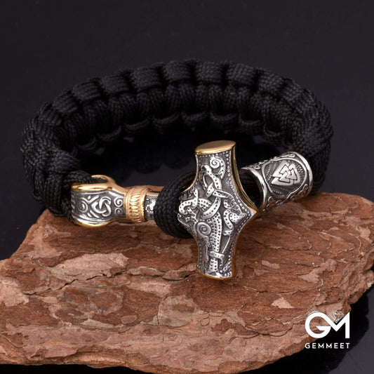 Stainless Steel Thor Hammer Bracelet