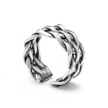 Vintage Men's Twist Woven Ring