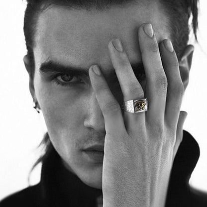 Vintage Men's Eye Of Horus Opening Ring