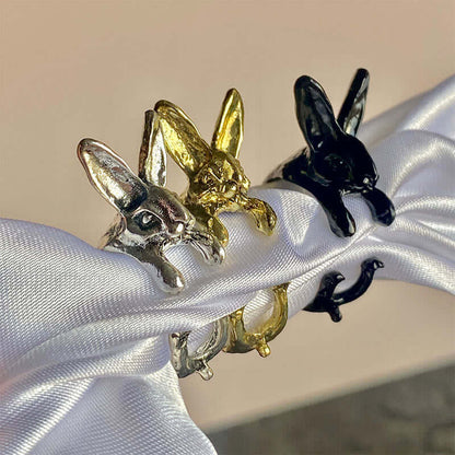 Adorable Forest Rabbit Adjustable Ring