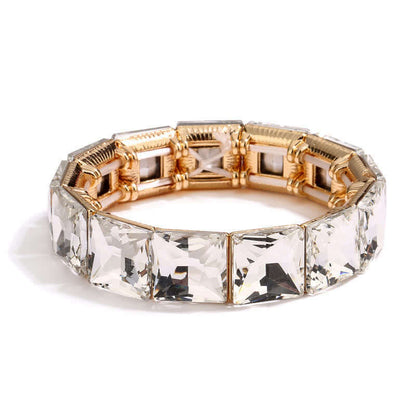 Women's Cubic Rhinestone Stretchy Bracelet