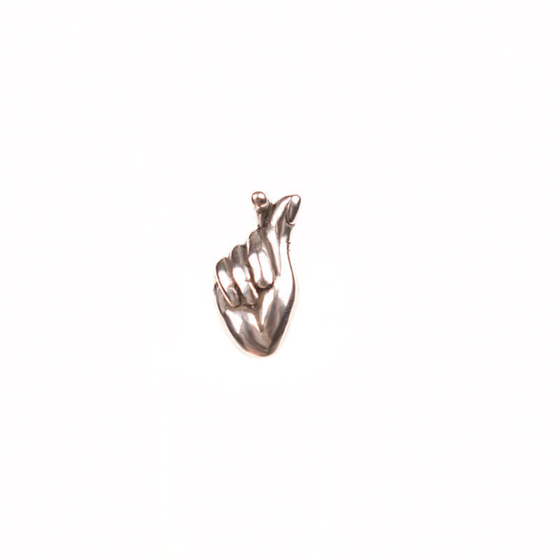 Peace & Love Trendy Gesture Stud Earrings