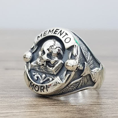 The Memento Mori Signet Ring