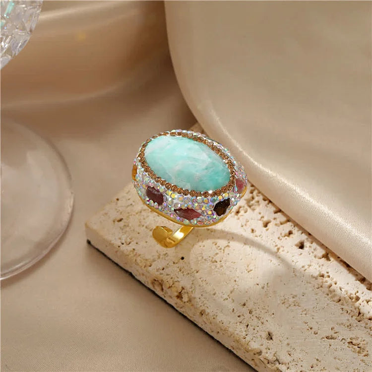 Elegant Baroque Natural Pearl Ring