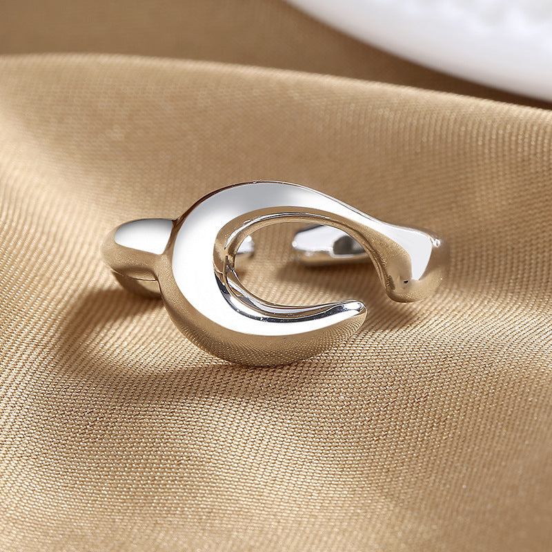 Small Set Irregular Irregular Opening Ring