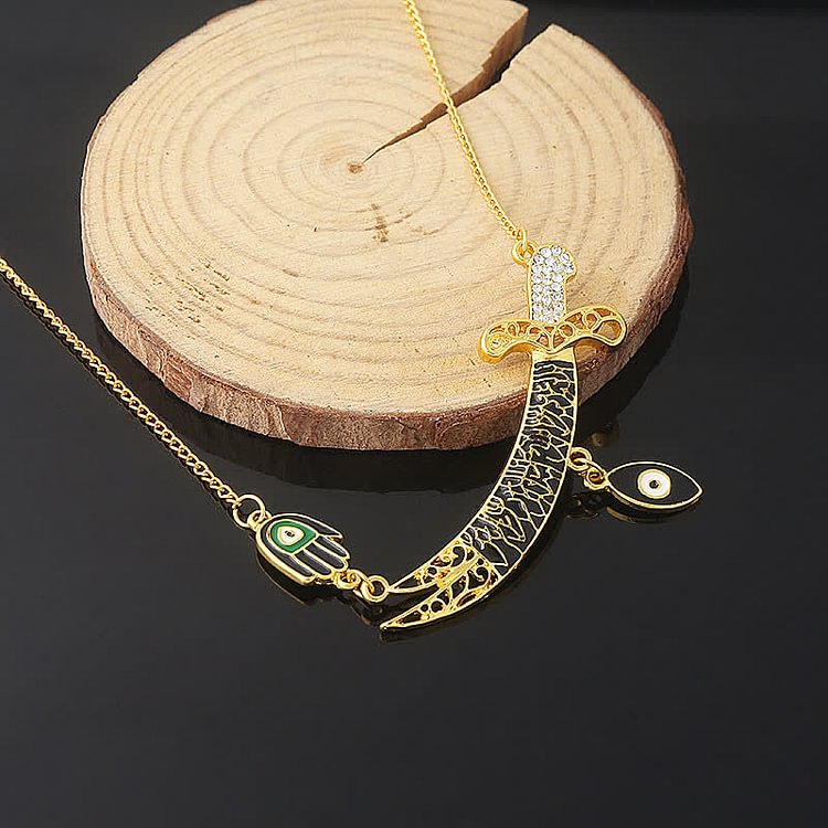 Hamsa With Evil Eye Creative Protection Necklace