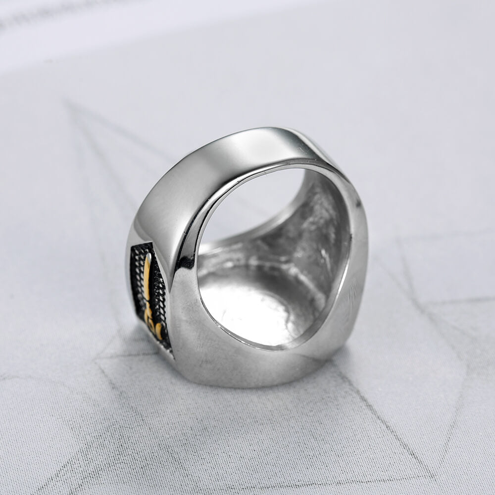 Masonic Titanium Steel Ring