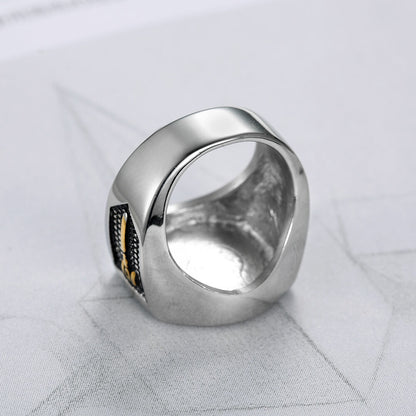 Masonic Titanium Steel Ring