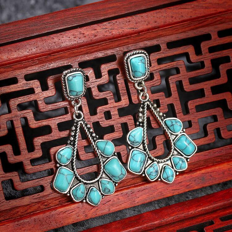 "Sedona Sky" Vintage Turquoise Earrings Price