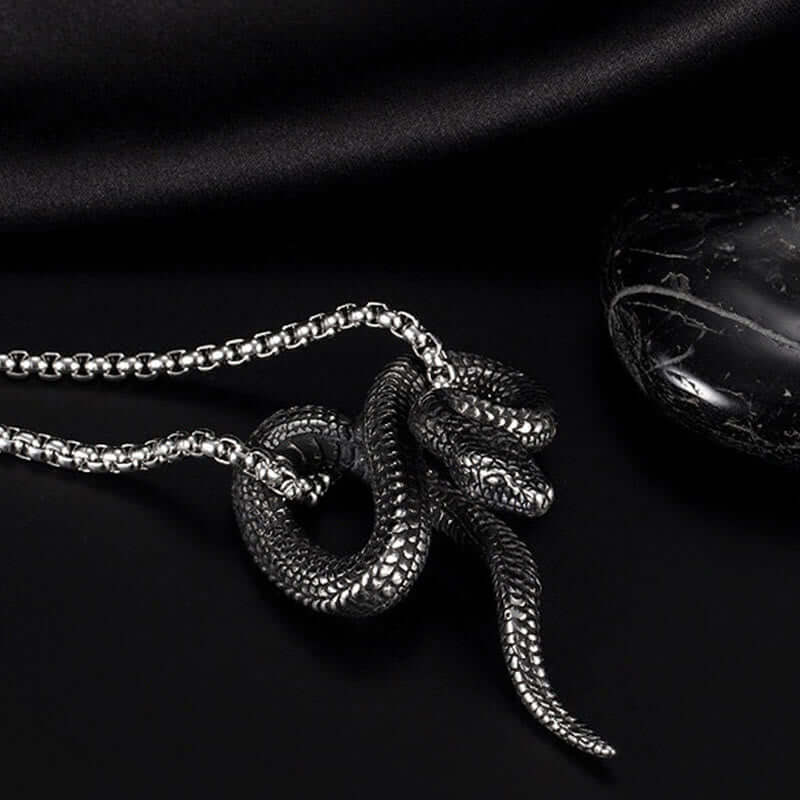 Stainless Steel Snake Necklace