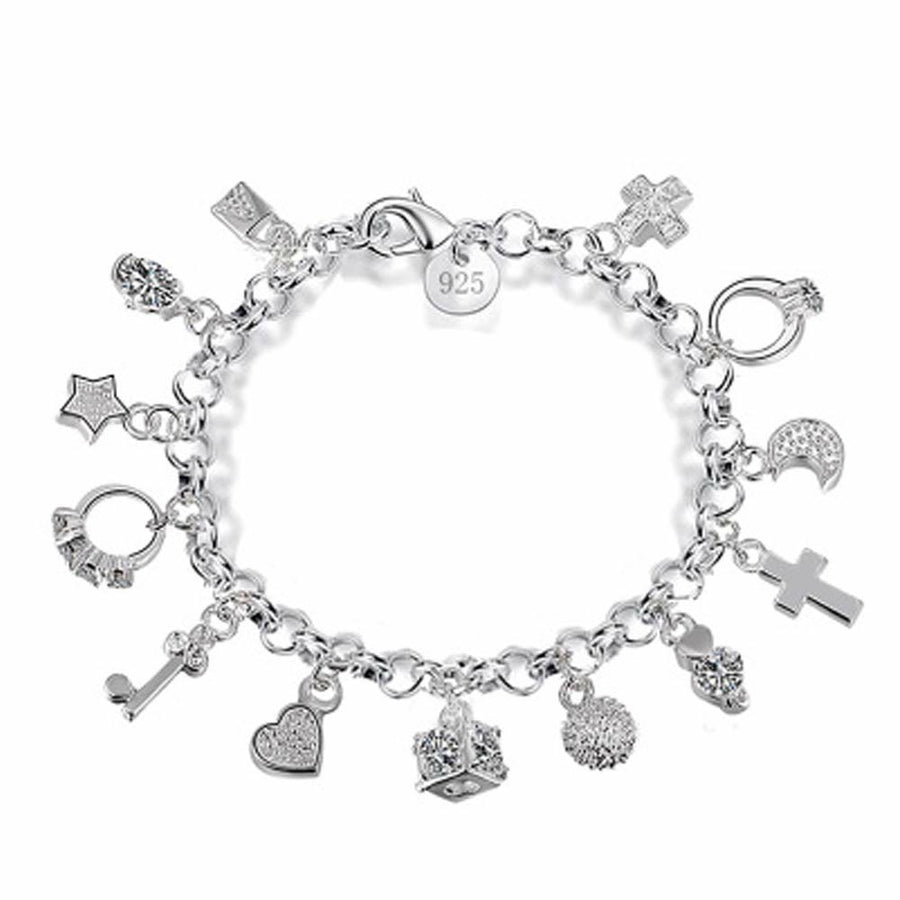 Thirteen Hanging Pieces Women Bracelet