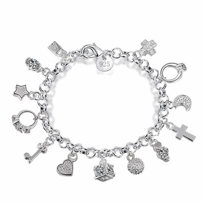 Thirteen Hanging Pieces Women Bracelet