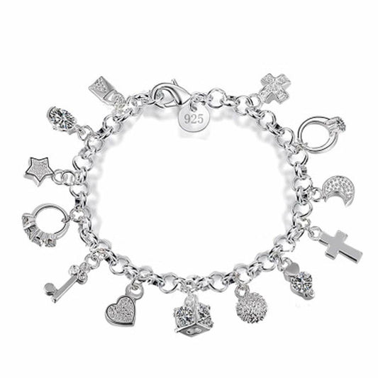 Thirteen Hanging Pieces Women Bracelet