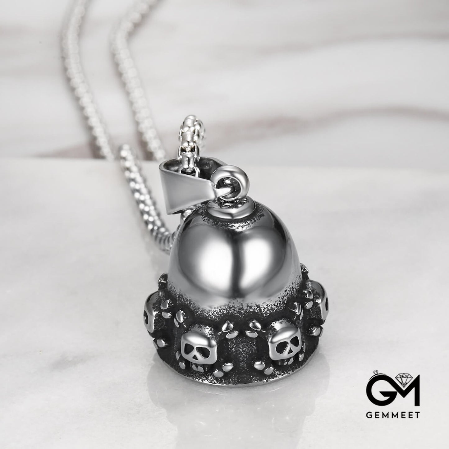 Personality Skull Bell Pendant