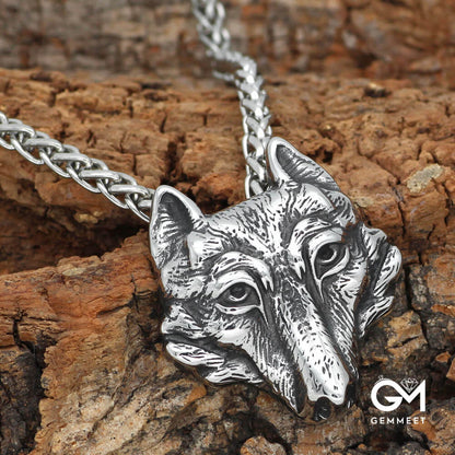 Nordic Viking Wolf Necklace