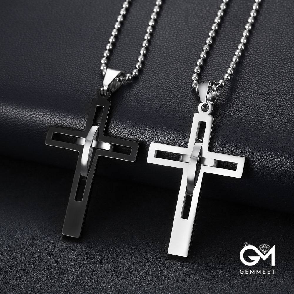 Creative Cross Necklace For Men