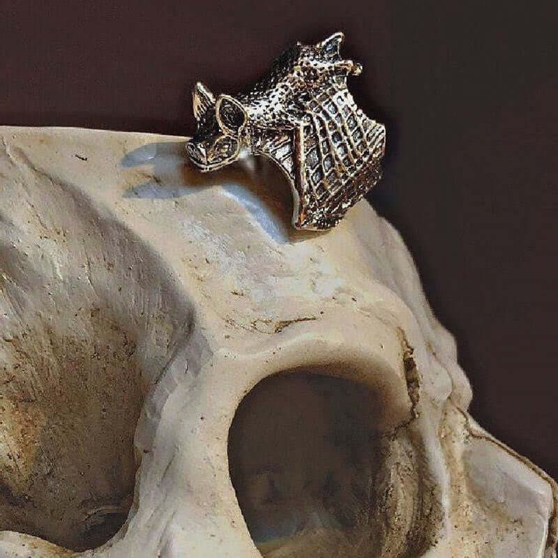 Cute Vampire Bat Vintage Ring